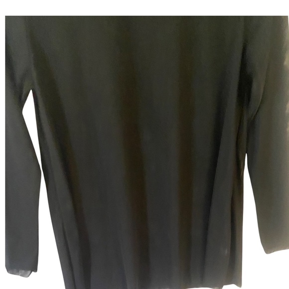 A’NUE LIGNE Sheer Black Mesh Top Size Small - Picture 3 of 3